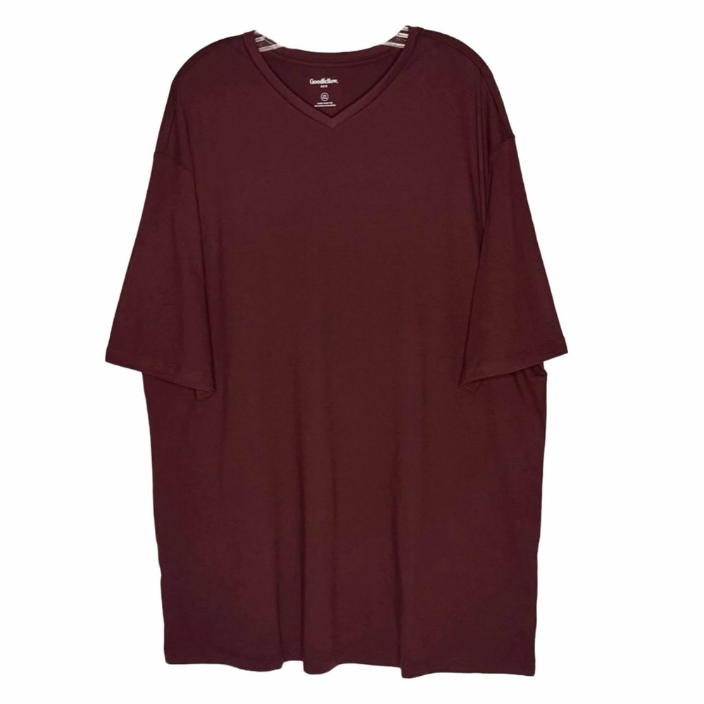 Goodfellow V-Neck Short Sleeve Big & Tall Every Wear T-Shirt - Picture 2 of 7
